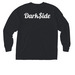 Dark$ide Diego&nbsp;, a Black Comfort Colors Long Sleeve Pocket Tee (back-view)