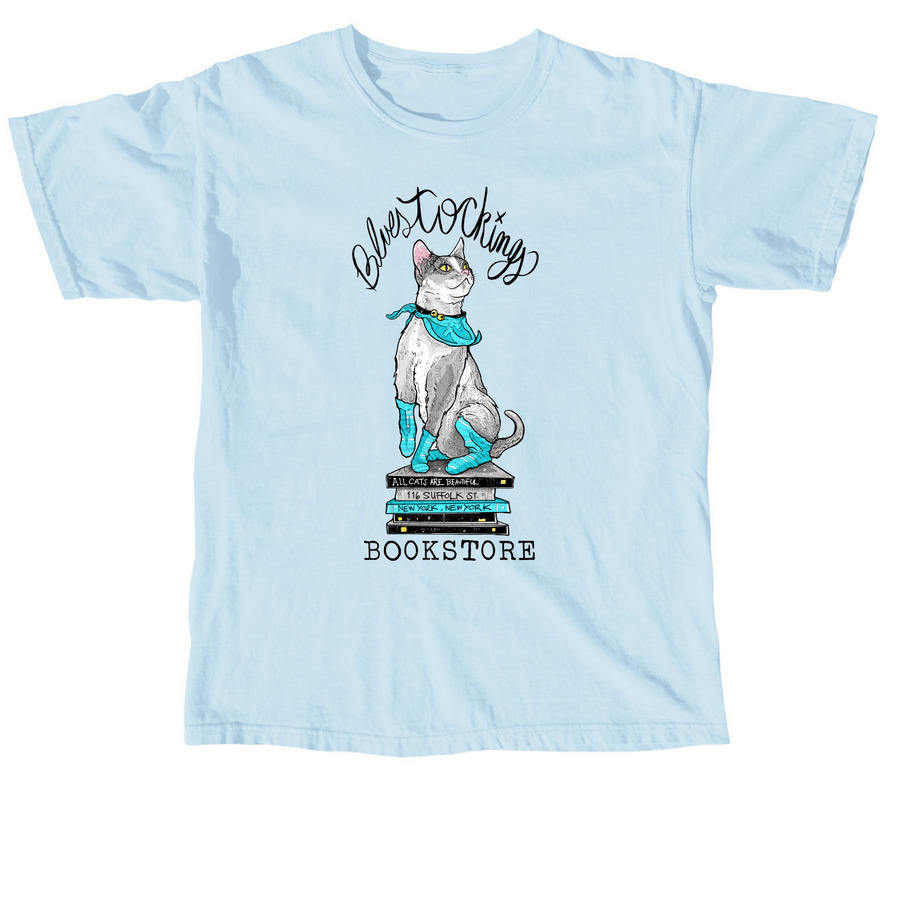 Support Our LGBTQ Bookstore This Pride Month!, a Chambray Comfort Colors Unisex Tee
