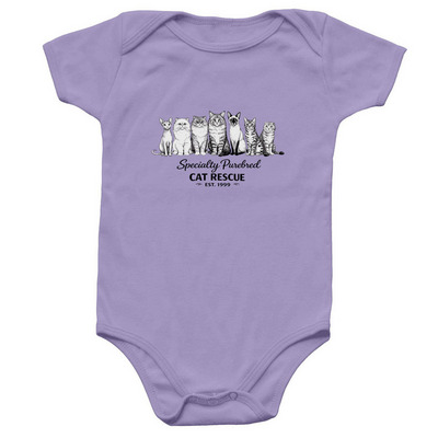 SPCR Littles, a Lavender Infant Onesie