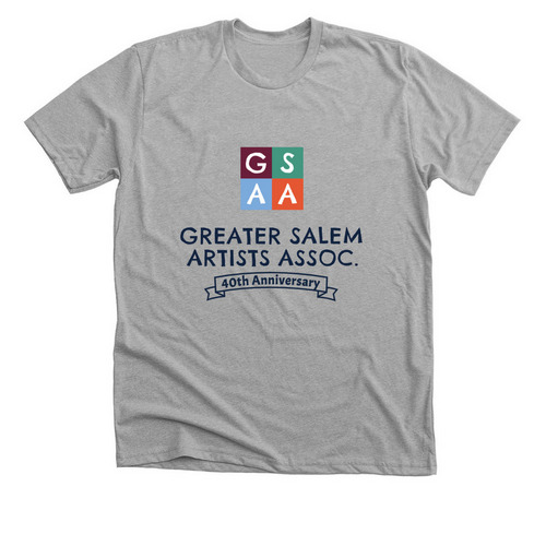 GSAA 40th Anniversary, a Athletic Heather Premium Unisex Tee