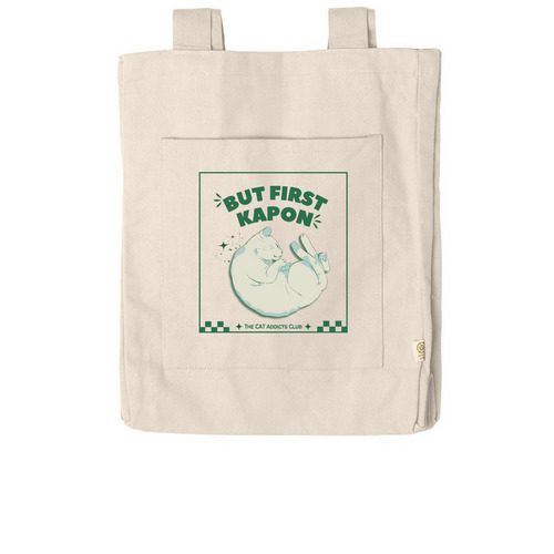 But First, Kapon | Tote Bag, a Natural Reclaimist Everywhere Tote Bag