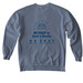 Stroke BE FAST Tee, a Blue Jean Comfort Colors Crewneck Sweatshirt (back-view)