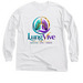 Lung Cancer Awareness&nbsp;, a White Classic Long Sleeve Tee
