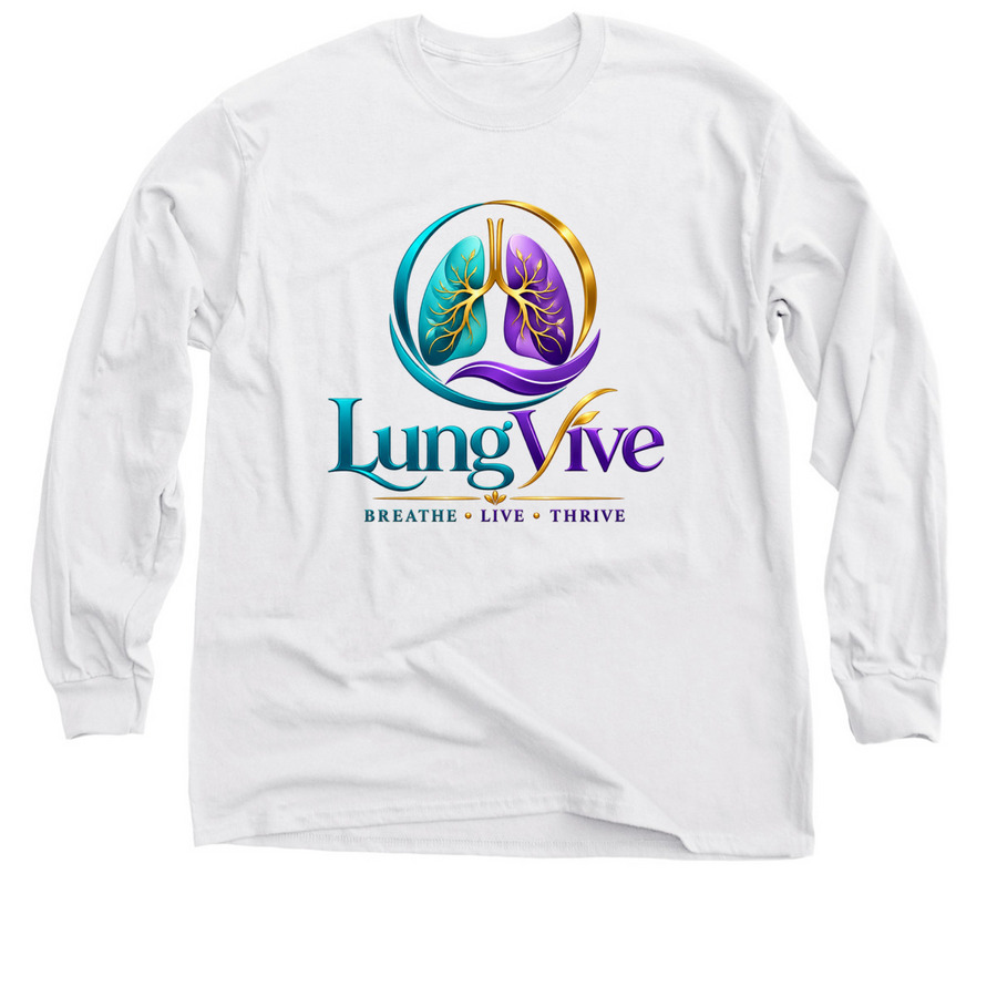 Lung Cancer Awareness&nbsp;, a White Classic Long Sleeve Tee