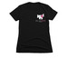 All 4 Paws Special Midnight Collection - Pink, a Black Women's Slim Fit Tee