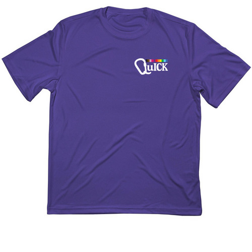 Athletic Shirts, a Purple Classic Performance Tee