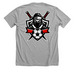 AZ Ninjas&nbsp;, a Athletic Heather Premium Unisex Tee (back-view)