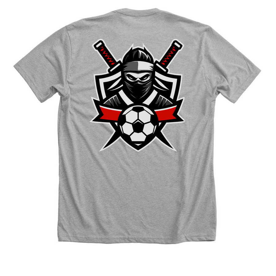 AZ Ninjas&nbsp;, a Athletic Heather Premium Unisex Tee (back-view)