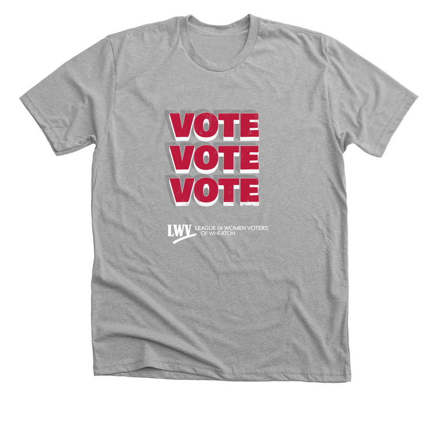 VOTE, a Athletic Heather Premium Unisex Tee
