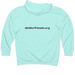 Be the good, a Mint Midweight Pullover Hoodie (back-view)