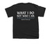 DSU Fields of Faith, a Black Youth Unisex Tee (back-view)