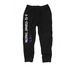 E-52 Cloudy Day Jogger Pants, a Black Midweight Fleece Joggers (back-view)