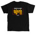 "Peace & Love" The Black Six tee, a Black Classic Unisex Tee