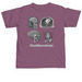 MRI Imaging, a Berry Comfort Colors Unisex Tee (back-view)