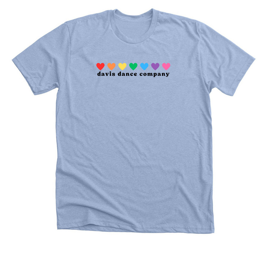 DDC Pride, a Heather Baby Blue Premium Unisex Tee