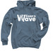 Wilson's Wave - Hoodie, a Indigo Pullover Hoodie