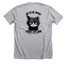 HIP TO BE TIPPED - back of shirt, a Athletic Heather Premium Unisex Tee (back-view)