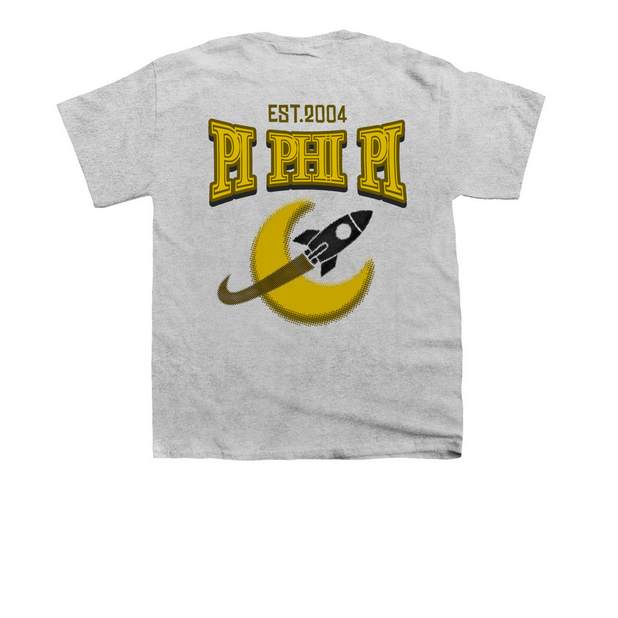 Pi Phi Pi- Greek Life Style, a Sport Grey Youth Unisex Tee (back-view)