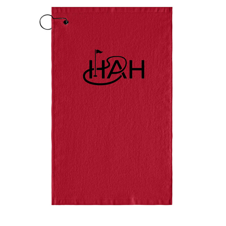Hole in one, a Red Golf Towel