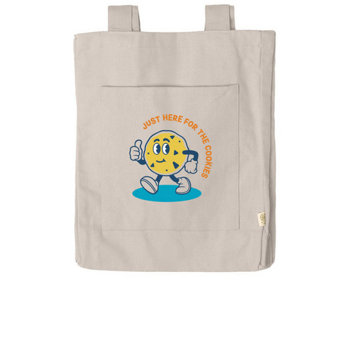 Here for the Cookies Tote, a Pumice Reclaimist Everywhere Tote Bag