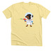 SpaceDog Cru, a Heather Yellow Gold Premium Unisex Tee