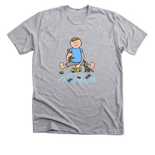 Uniquely Franklin, a Athletic Heather Premium Unisex Tee