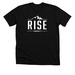 RISE PEAK T, a Solid Black Blend Premium Unisex Tee