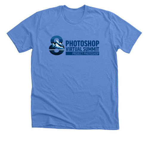 T-Shirt, a Heather Columbia Blue Premium Unisex Tee