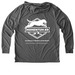 Excellence Is Mastery of the Basics, a Aluminum Grey Allmade Eco Triblend Hoodie Tee (back-view)
