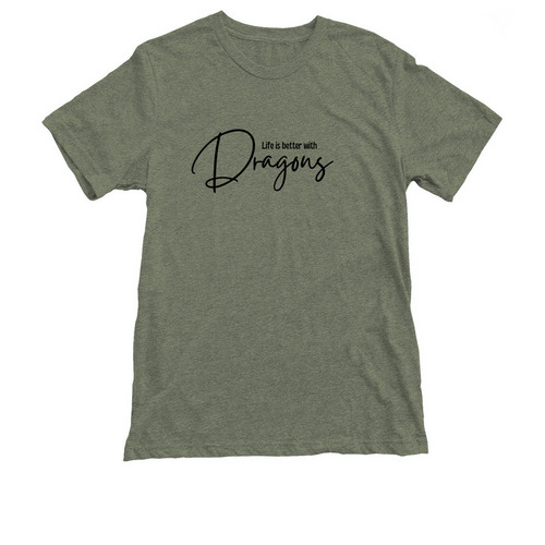 Sunflower Bourbon Exotics, a Military Green Triblend Tee