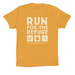 Run for the Refuge, a Mustard Premium Cotton Tee