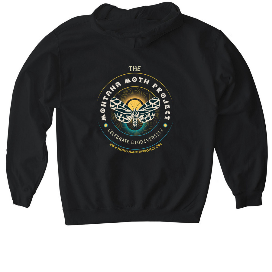 Terra Cognita (Back Logo), a Black Gildan Softstyle Pullover Hoodie (back-view)