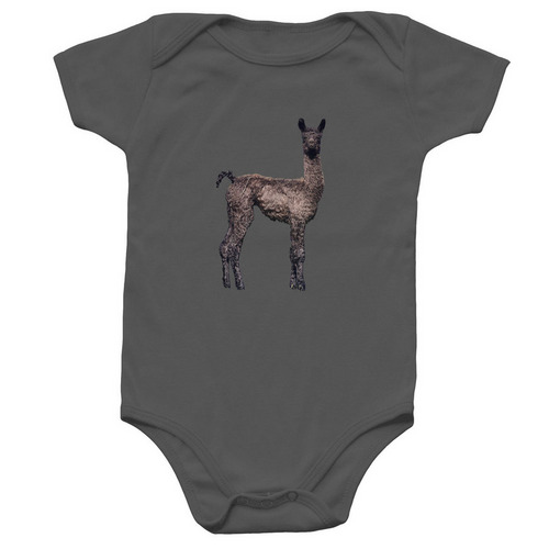 Baby Pepito, a Charcoal Infant Onesie