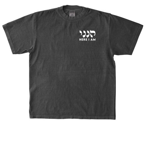 HINENI bet, a Shadow Heavyweight Garment Dye Tee