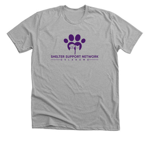 Shelter Support Network, a Athletic Heather Premium Unisex Tee