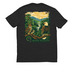 Quinn Wildlife Sanctuary, a Space Black Allmade Eco Triblend Unisex Tee (back-view)