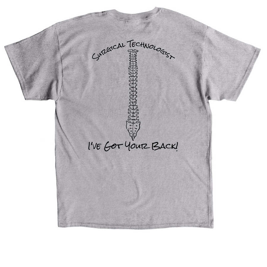 LCC-ST Got Your Back!, a Sport Grey Classic Unisex Tee (back-view)