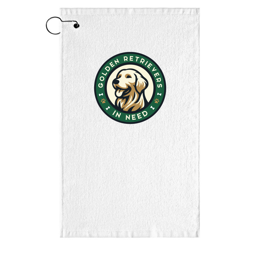 New Logo Series - Golf Towel, a White Golf Towel
