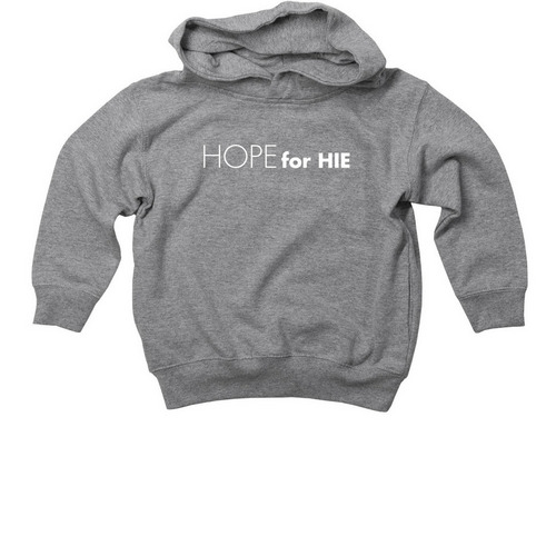 Hope for HIE Logo Wear - Toddler, a Granite Heather Toddler Pullover Hoodie