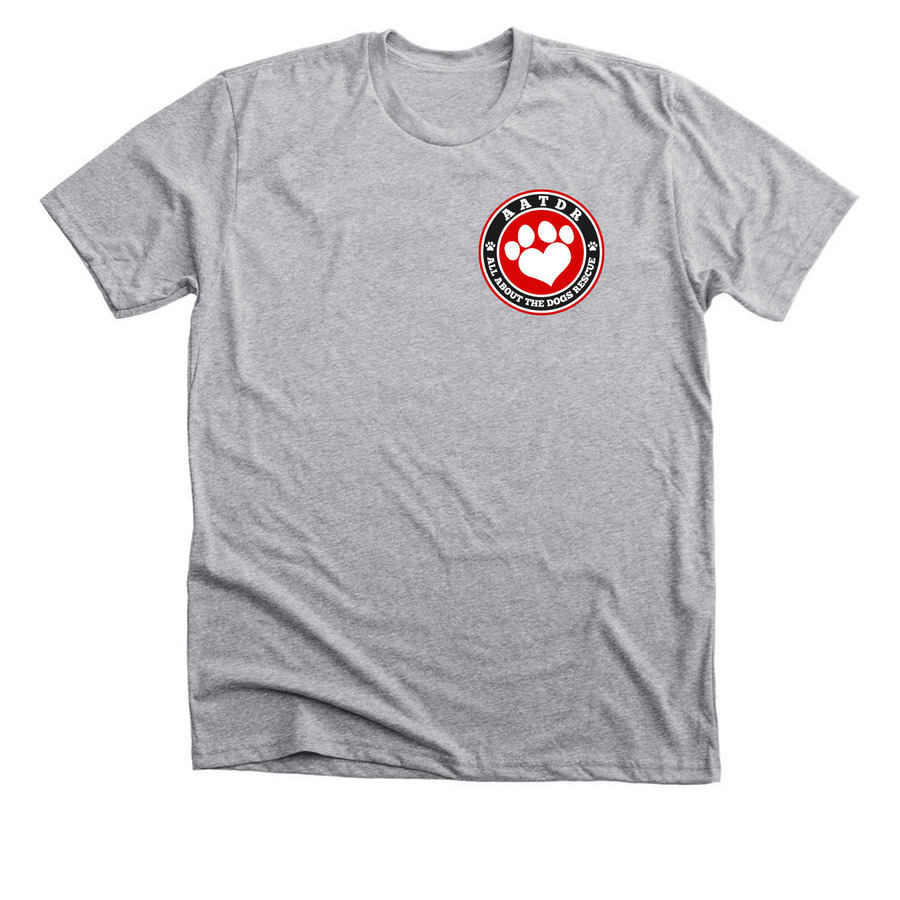 All About the Dogs Merch!, a Athletic Heather Premium Unisex Tee