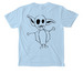 Gerblin, a Chambray Comfort Colors Pocket Tee (back-view)