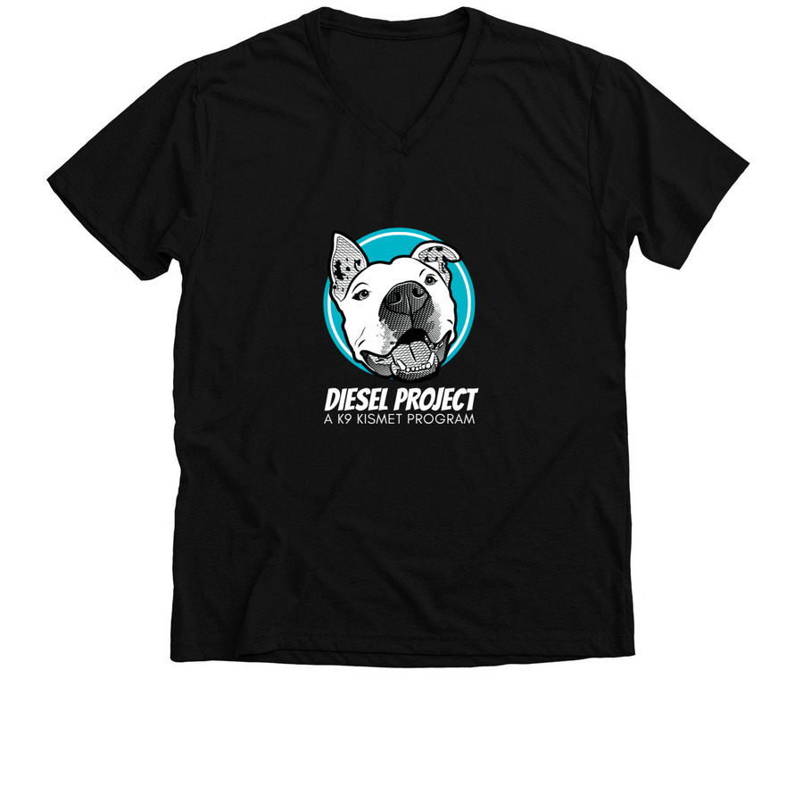 The DIESEL Project, a Solid Black Blend Premium V-Neck Tee