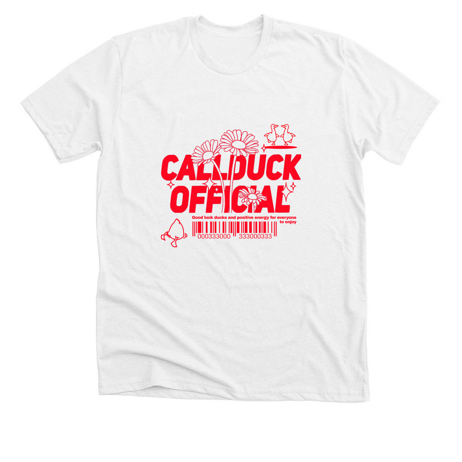 Callduckoffical Merch&nbsp;, a Solid White Blend Premium Unisex Tee