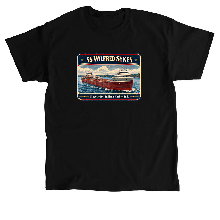 SS Wilfred Sykes, a Black Classic Unisex Tee