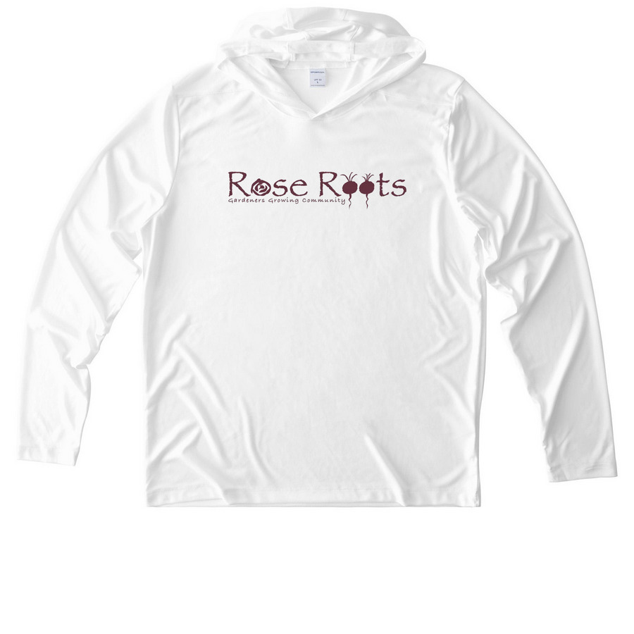 UPF 50 Hoodie, a White UV Performance Long Sleeve Hoodie
