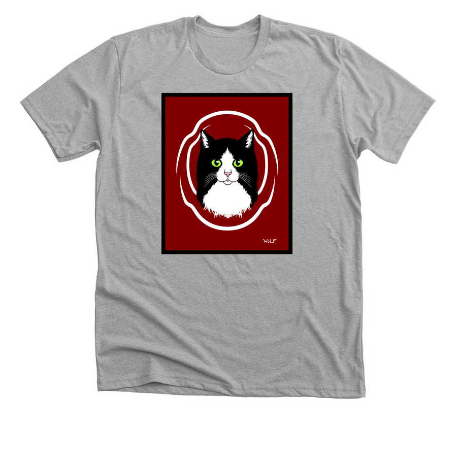 My Cat, a Athletic Heather Premium Unisex Tee