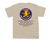 On-Point Mobile Marine/CureGRIN Foundation, a Sand Youth Unisex Tee (back-view)