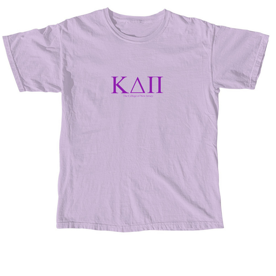 KDP Letters, a Orchid Comfort Colors Unisex Tee