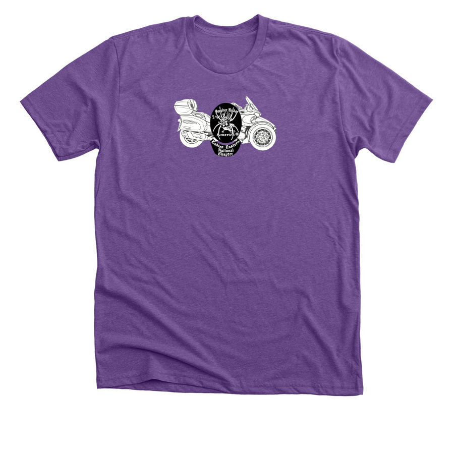 LENC Spyder, a Heather Team Purple Premium Unisex Tee
