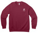 WWW Member Gear - HS Writing Contest, a Maroon Premium Raglan Crewneck Sweatshirt